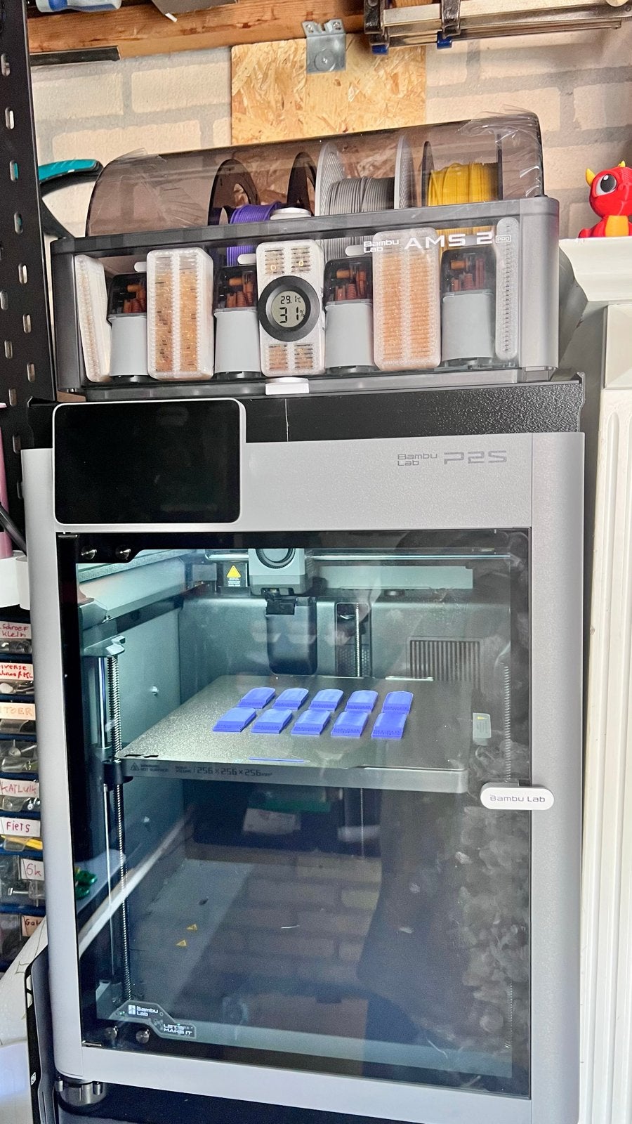 Bambu Lab P2S Combo met AMS 2Pro - Perfecte staat, Computers en Software, 3D Printers, Ophalen, Ingebouwde Wi-Fi, Zo goed als nieuw
