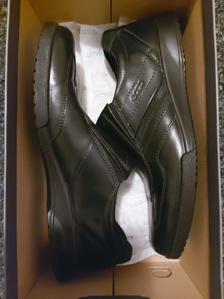 Ecco's Heren schoenen mt 47, Ophalen, Zwart, Overige typen, Nieuw
