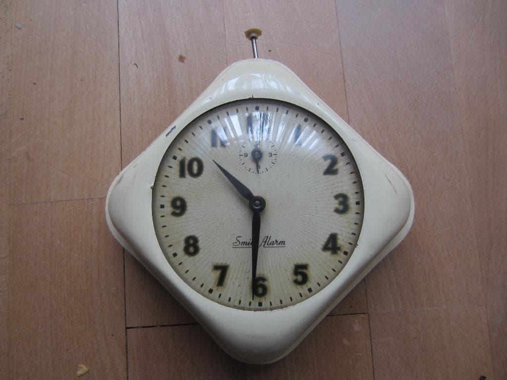 Vintage Smith Alarm clock - wekker, Ophalen of Verzenden