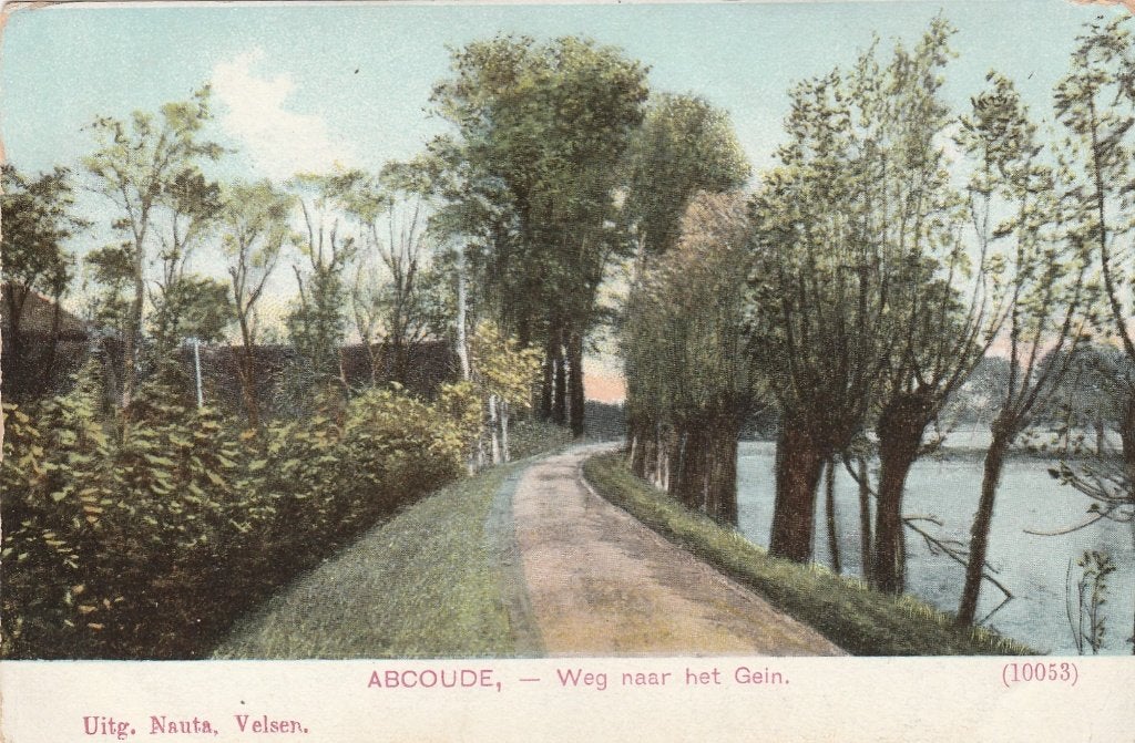 abcoude- weg naar het gein, Ophalen of Verzenden, Voor 1920, Gelderland
