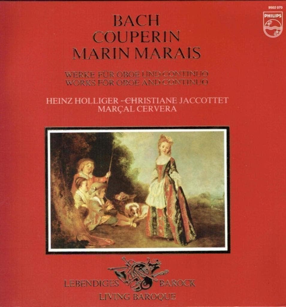 Works For Oboe And Continuo Holliger Jaccottet Cervera , Kamermuziek, Ophalen of Verzenden, Zo goed als nieuw, 12 inch