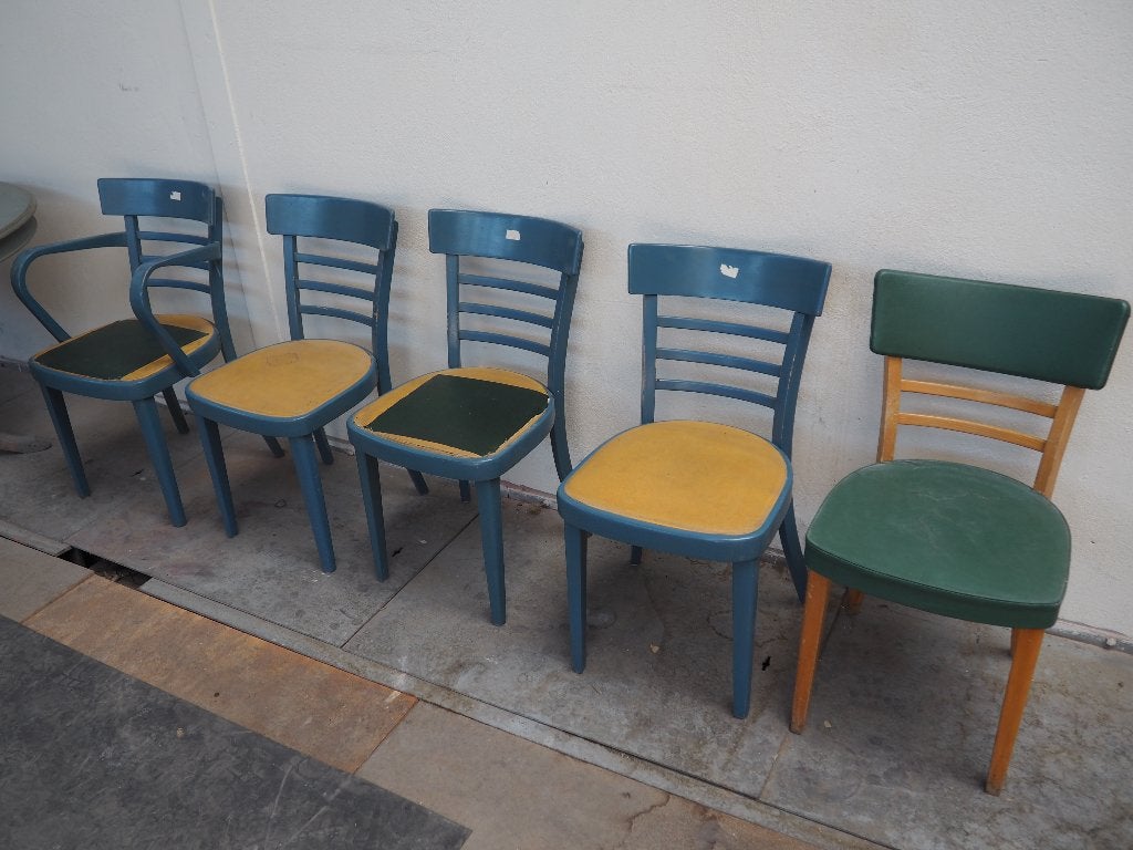 5 Antieke Philips stoelen, Ophalen