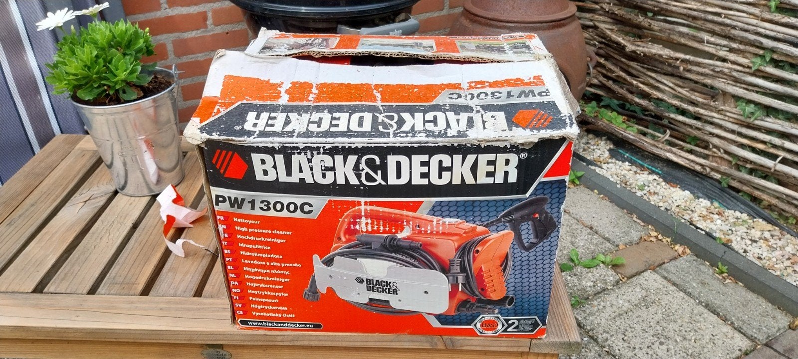 Black & Decker PW1300C Hogedrukreiniger - Gebruikt, Ophalen, Gebruikt, Elektrisch, Black & Decker