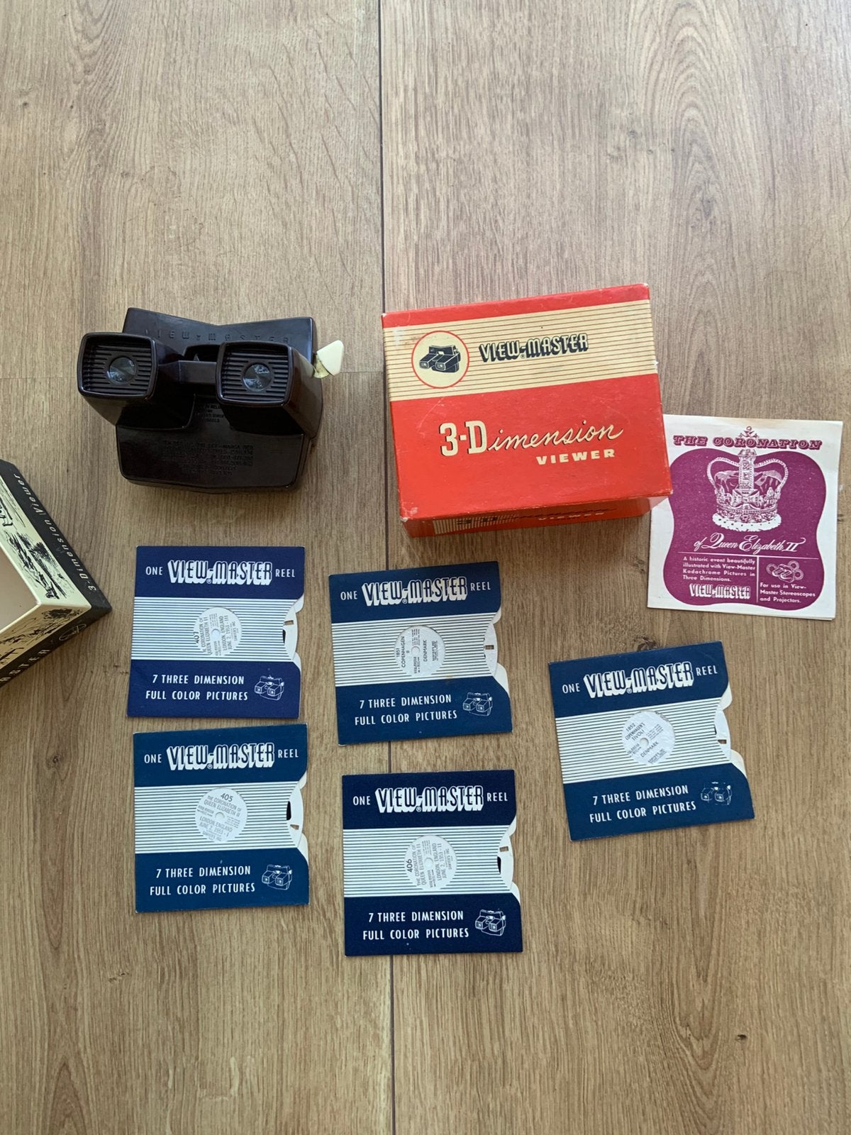 Puntgaaf viewmaster + schijfjes originele vetpskking, Ophalen of Verzenden