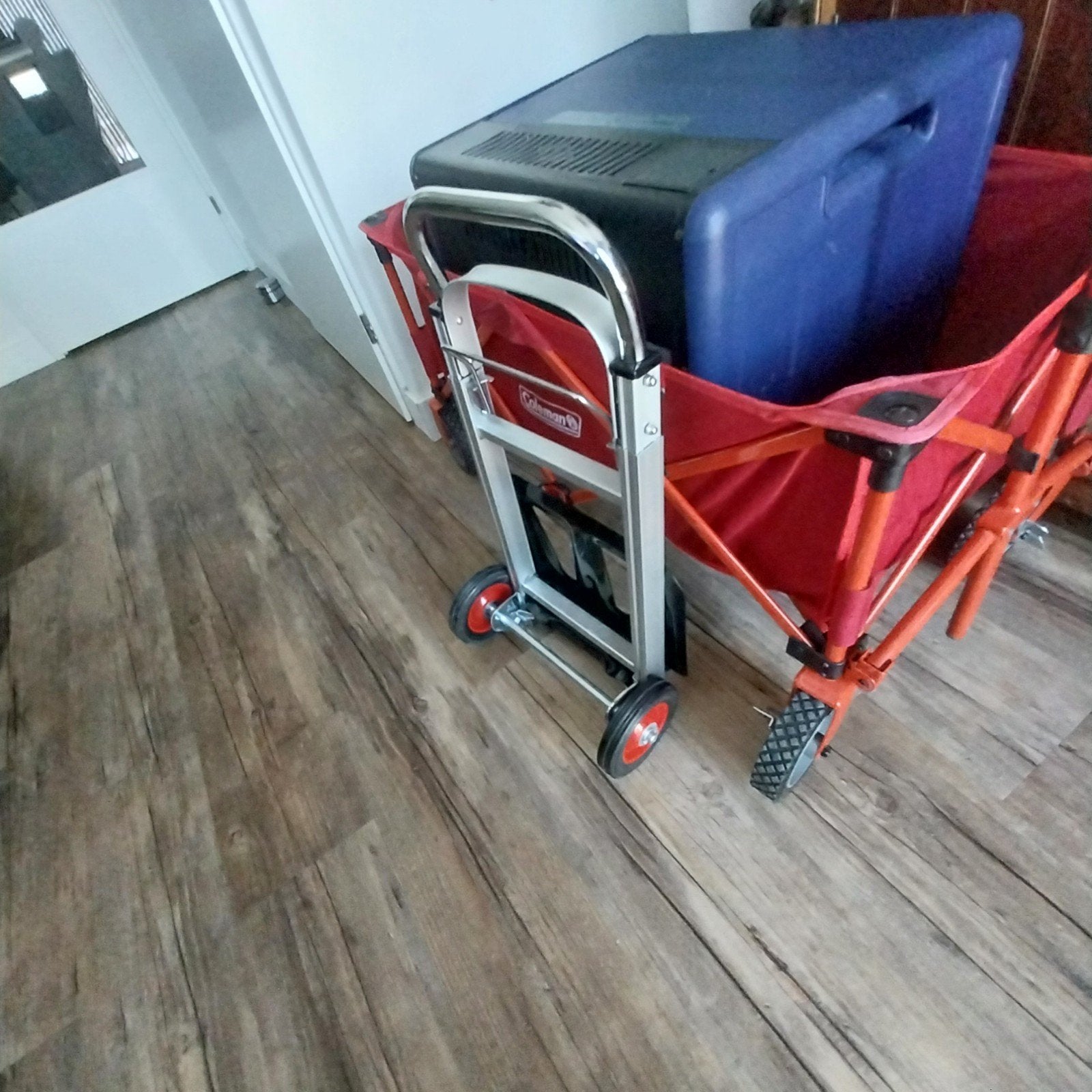 Compacte opvouwbare steekwagen - tot 90 kg, Doe-het-zelf en Verbouw, Transportwagens, Ophalen of Verzenden, Zo goed als nieuw