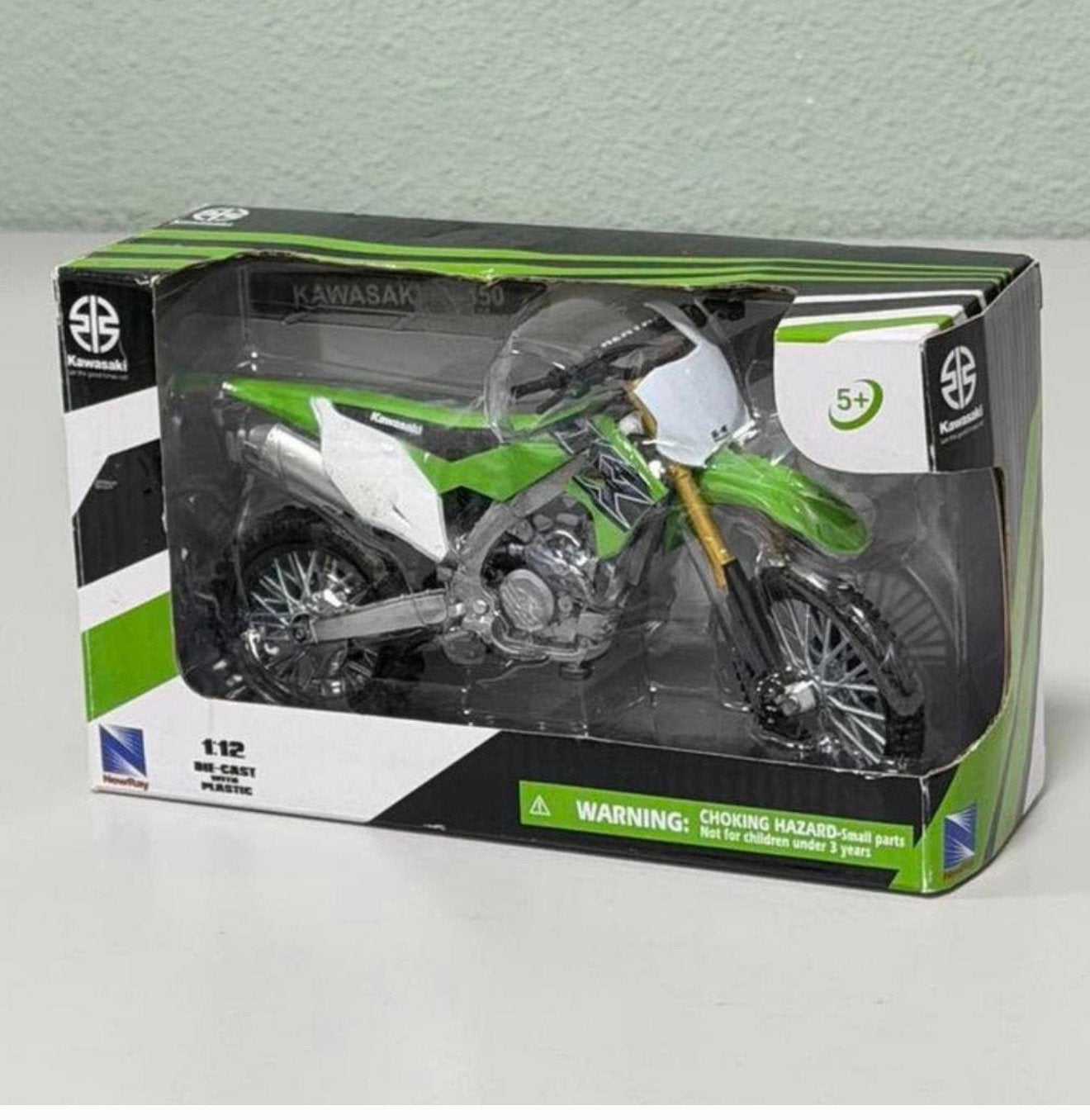 Kawasaki KX450F Miniatuur model motor 1:12 New Ray Diecast, Hobby en Vrije tijd, Nieuw, Ophalen of Verzenden, H, Motor