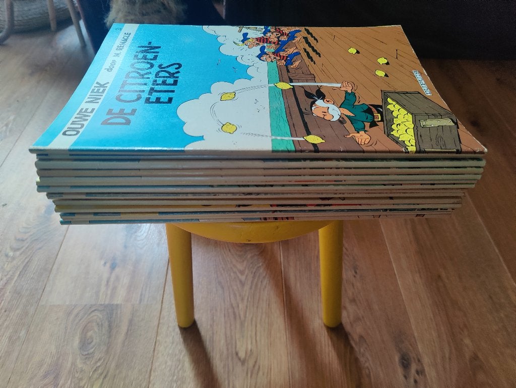 Ouwe Niek en Zwartbaard - 13 losse nummers, Meerdere stripboeken, Ophalen of Verzenden, Gelezen