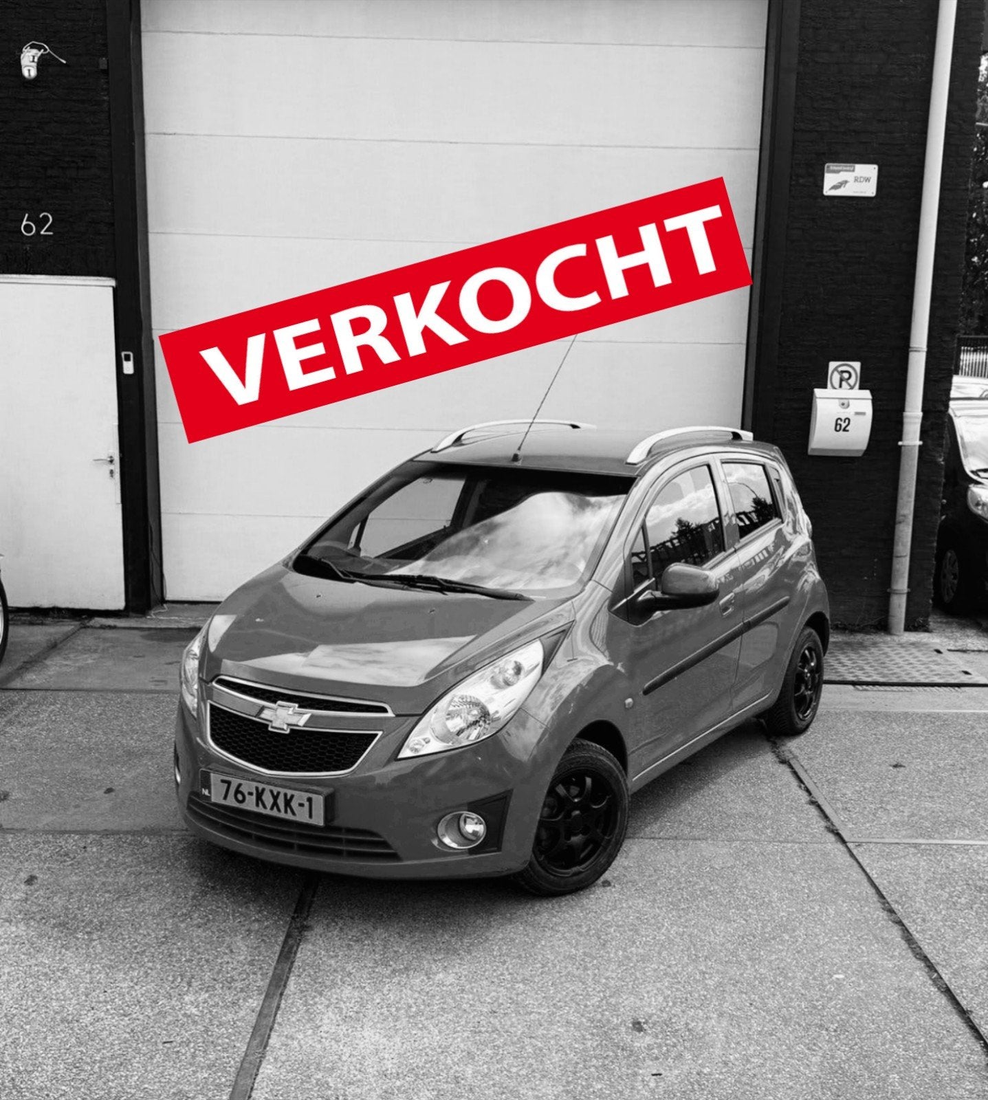 Chevrolet Spark 1.0  2010 (Airco/Nap/NewApk), Auto's, Voorwielaandrijving, Zwart, 68 pk, Origineel Nederlands