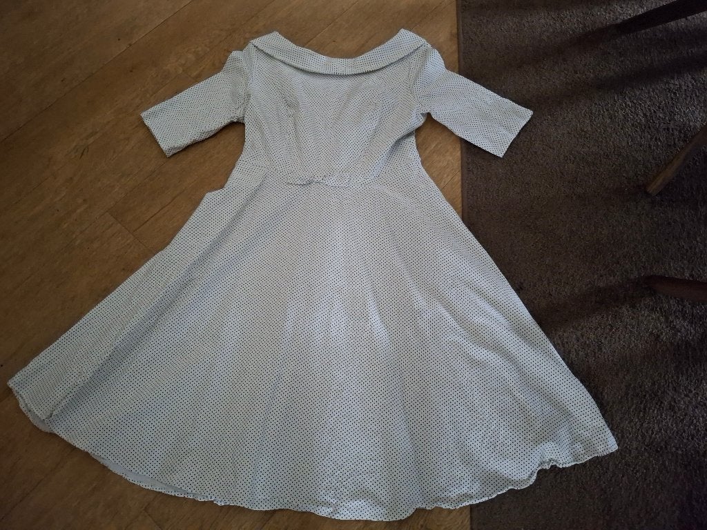 COLLECTIF vintage jurk maat 44 NIEUW, Kleding | Dames, Wit, Maat 42/44 (L), Nieuw, Ophalen of Verzenden