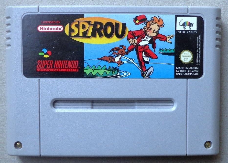 Spirou (Robbedoes) voor de Europese Super Nintendo, Spelcomputers en Games, Games | Nintendo Super NES, Avontuur en Actie, Gebruikt