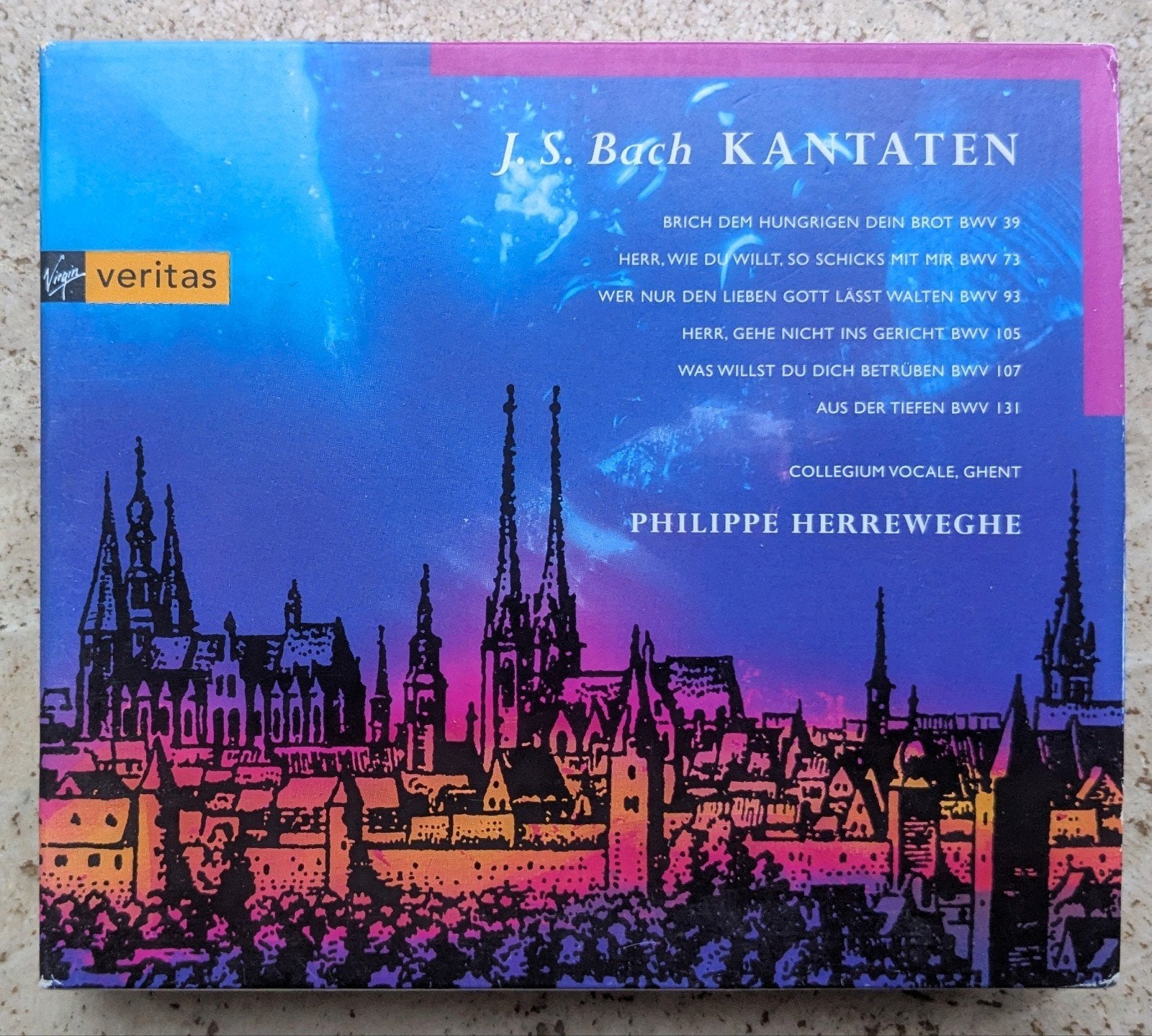 J.S. Bach Kantaten - Philippe Herreweghe (2 CD's), Cd's en Dvd's, Inclusief boekje, Gebruikt, Ophalen of Verzenden, Oratorium
