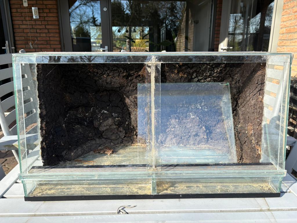 Terrarium 74,5x40x41,5cm, Dieren en Toebehoren, Reptielen en Amfibieën | Toebehoren, Zo goed als nieuw, Ophalen
