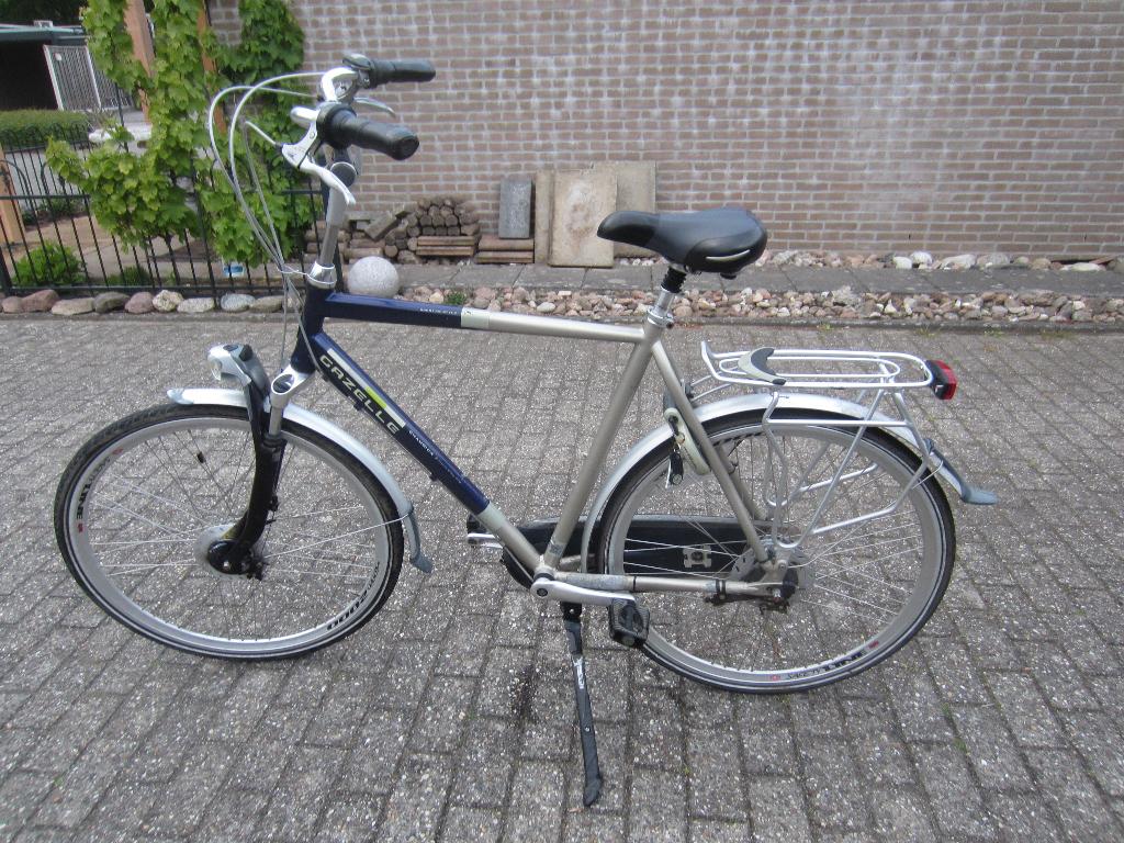 gazelle chamonix herenfiets, Fietsen en Brommers, Ophalen, Gebruikt, Versnellingen, 57 tot 61 cm