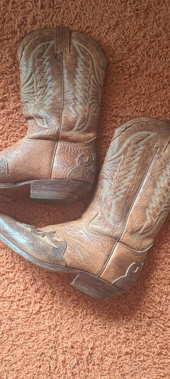 Sendra Westernlaarzen - Line dance ? Bruin Leer - Maat 43, Kleding | Dames, Ophalen of Verzenden, Gedragen, Bruin, Hoge laarzen
