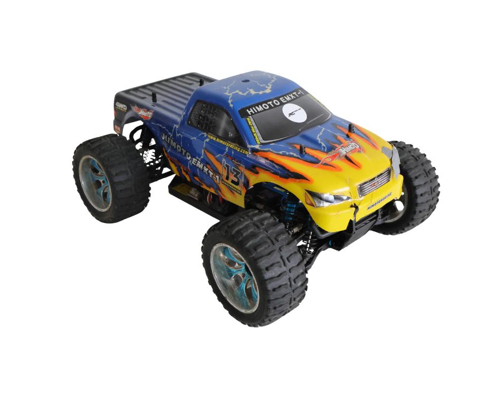 Himoto EMXT-1 Monstertruck 1/10 rc auto, Elektro, Gebruikt, Auto offroad, Ophalen of Verzenden