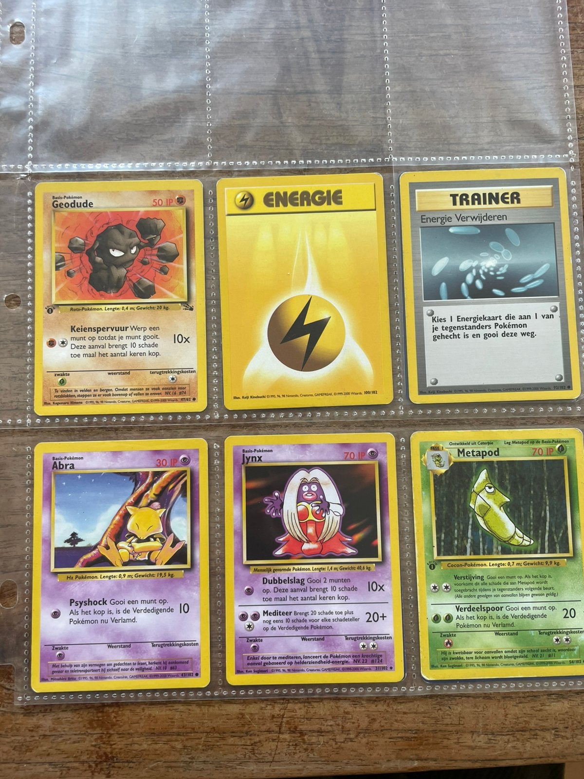 Pokémon Nederlands Base set Fossil, Ophalen of Verzenden, Zo goed als nieuw