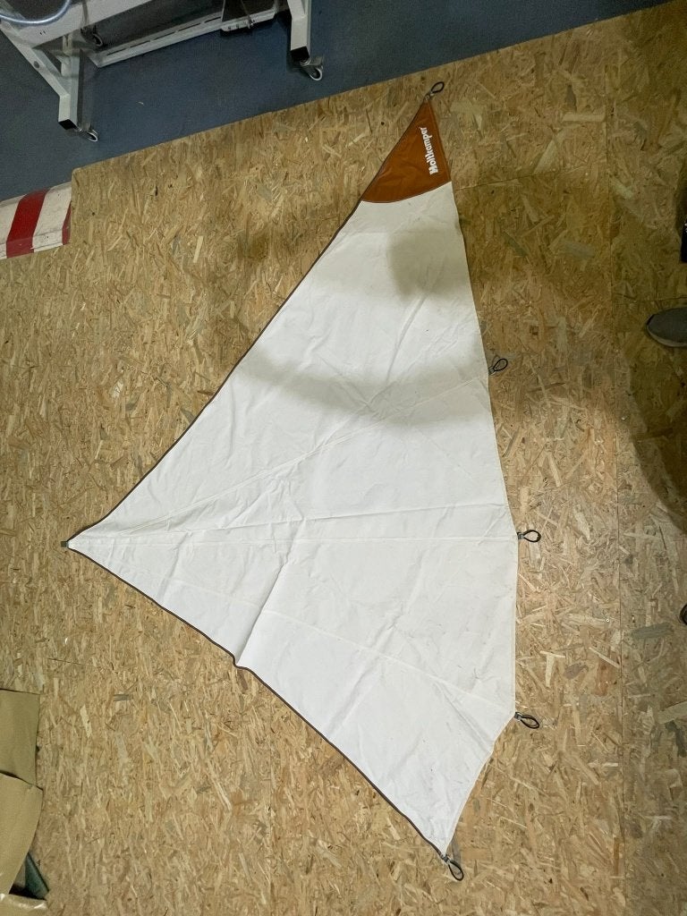 Driehoekig windscherm Holtkamper Cocoon, Caravans en Kamperen, Info@tenttrailerexpert.nl, Gebruikt, Ophalen of Verzenden, De tenttrailer Expert