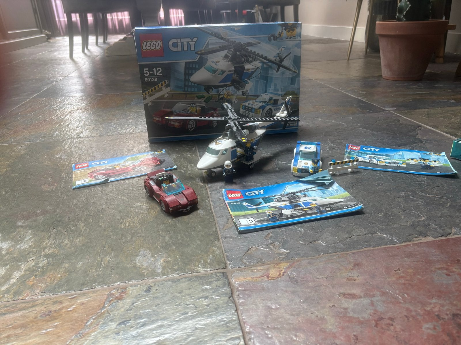 Lego City Politiehelikopter en Sportwagen Set 60138, Kinderen en Baby's, Speelgoed | Duplo en Lego, Lego, Ophalen of Verzenden