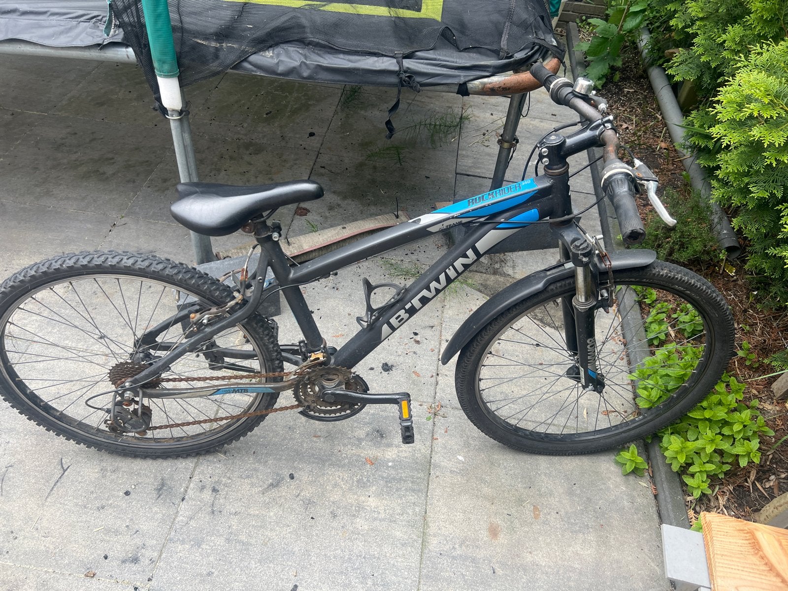 B'Twin Rockrider Mountainbike - Gebruikt 8 / 12 jaar, Overige merken, Gebruikt, Hardtail, Ophalen of Verzenden