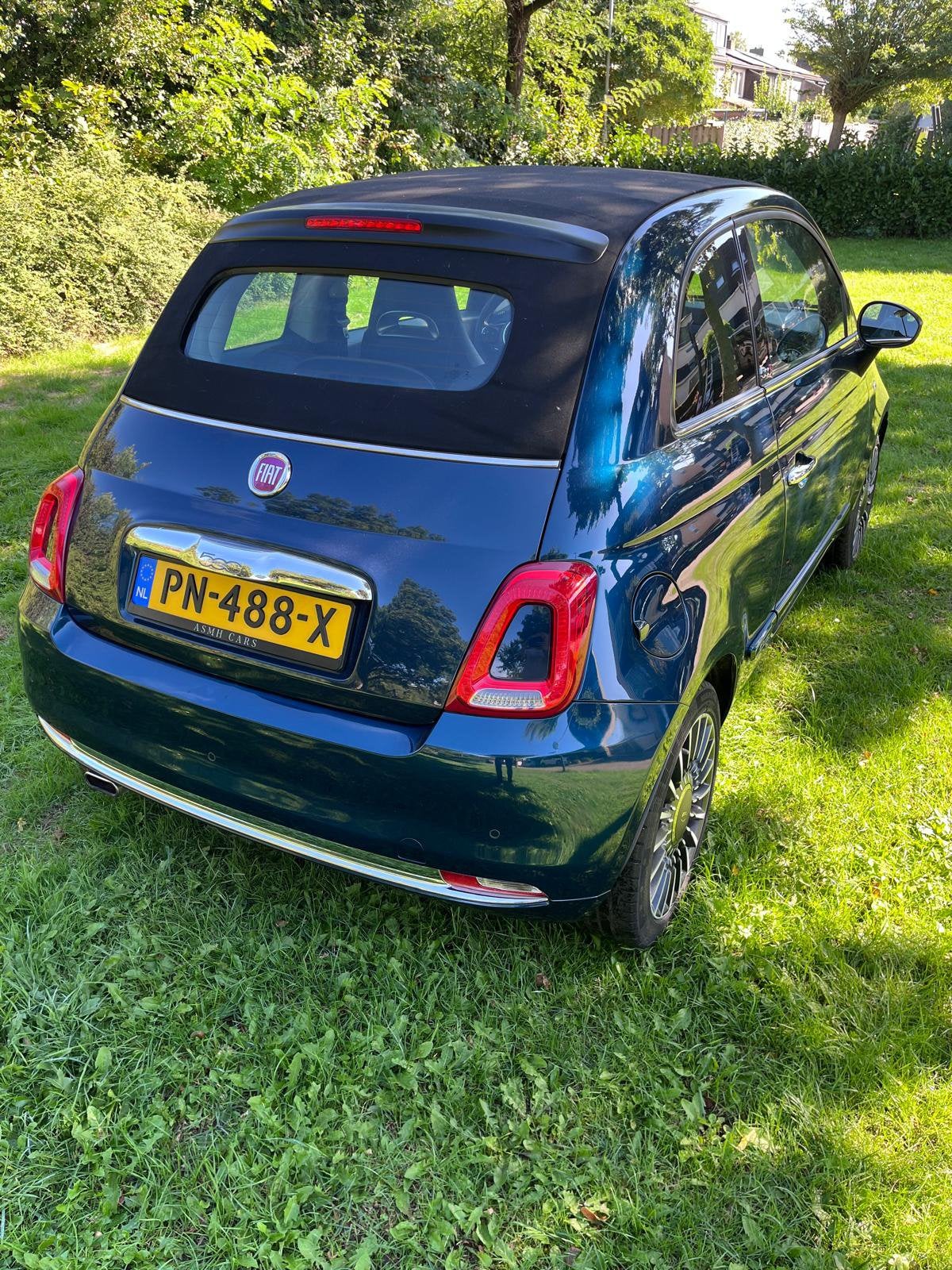 Foto 5 van Fiat 500 C 1.2 AUT 2016 Blauw. Cabrio. Abarth leather seats