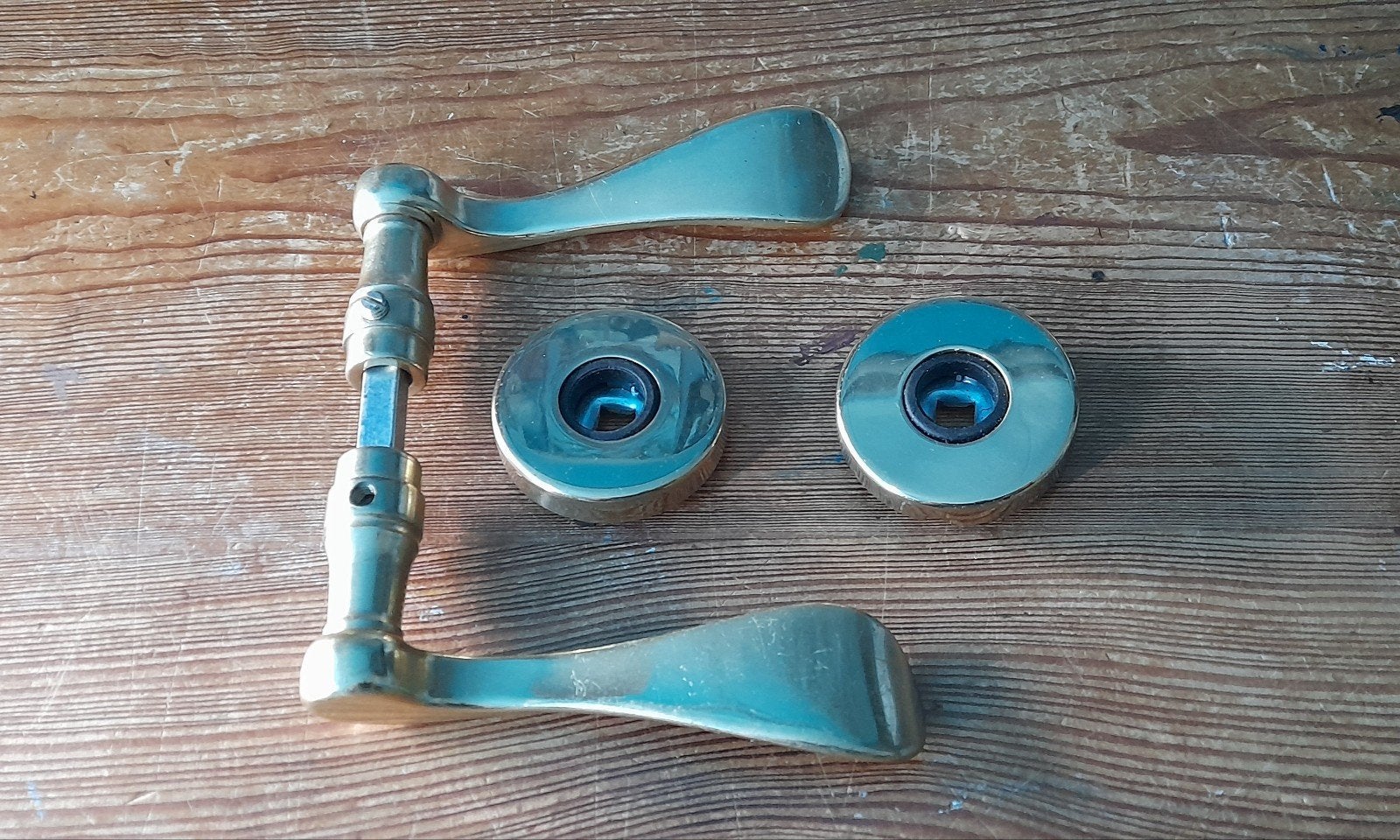 messing deurklink, Doe-het-zelf en Verbouw, Ophalen of Verzenden, Koper of Messing, Klink of Kruk
