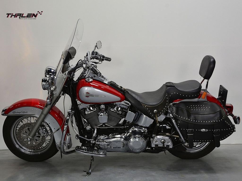 HARLEY-DAVIDSON HERITAGE SOFTAIL FLST (bj 2002) 19700 km, Motoren, 2 cilinders, HARLEY-DAVIDSON, Bedrijf, Onbekend