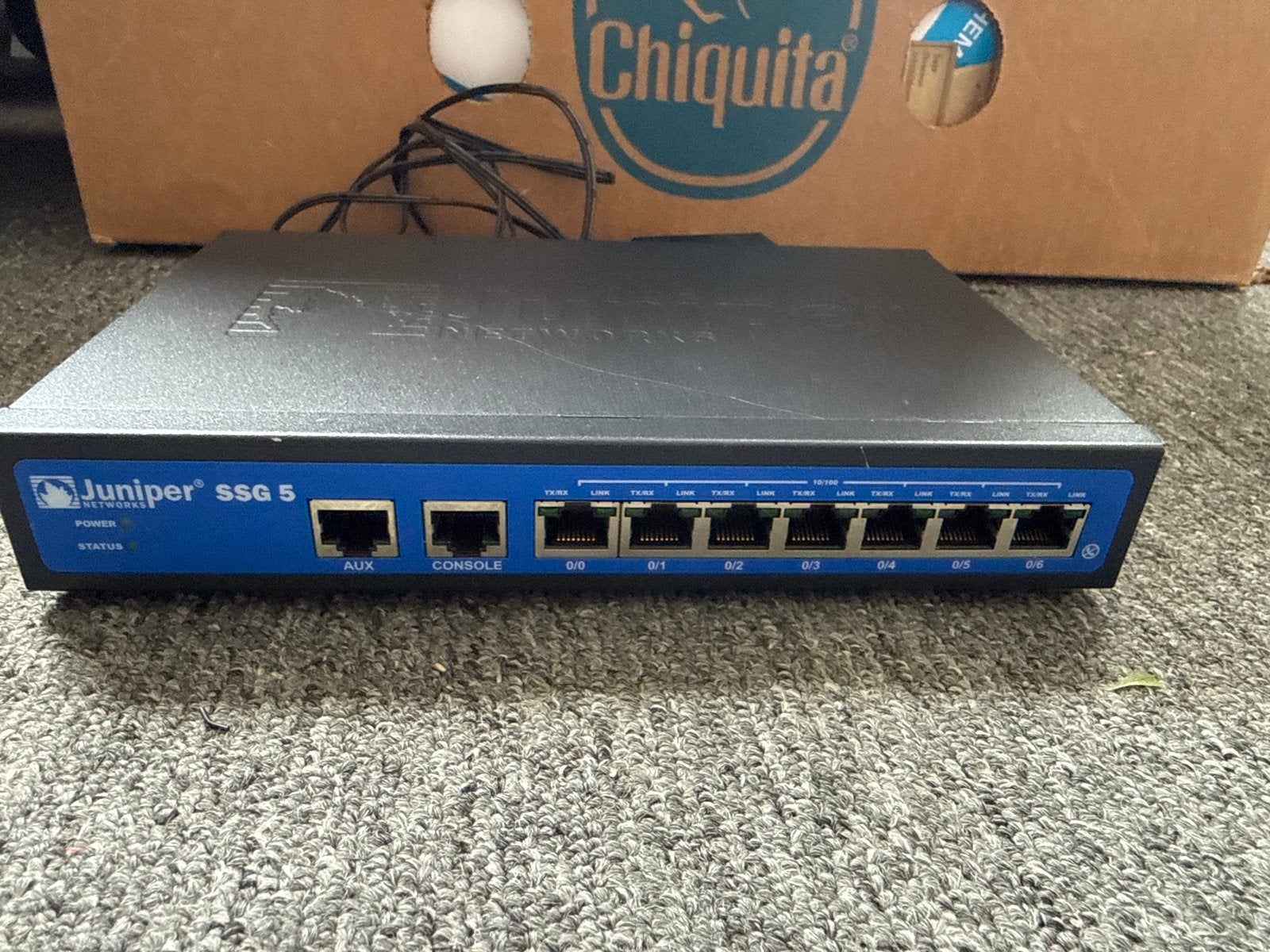 Juniper SSG 5 Firewall Router - Betrouwbare Netwerkbeveiligi, Ophalen of Verzenden, Gebruikt, Router