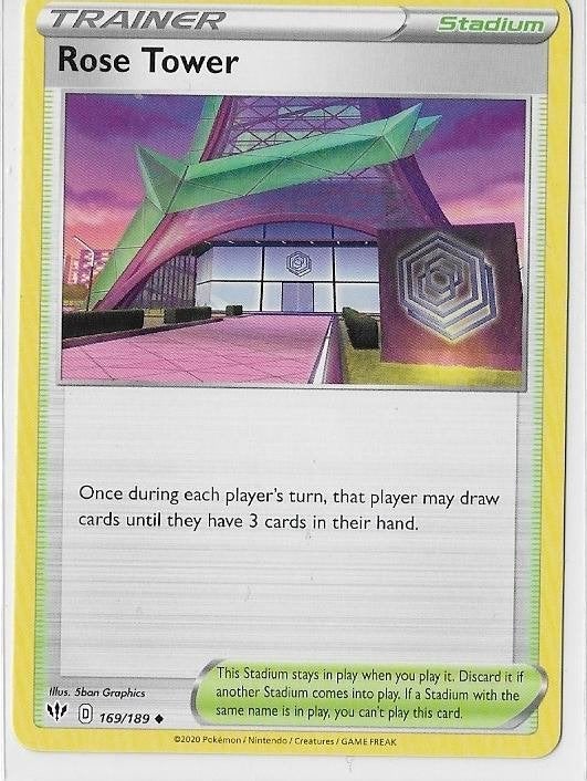 Darkness Ablaze,  Rose Tower [uncommon] 169/189, Verzenden, Nieuw, Losse kaart