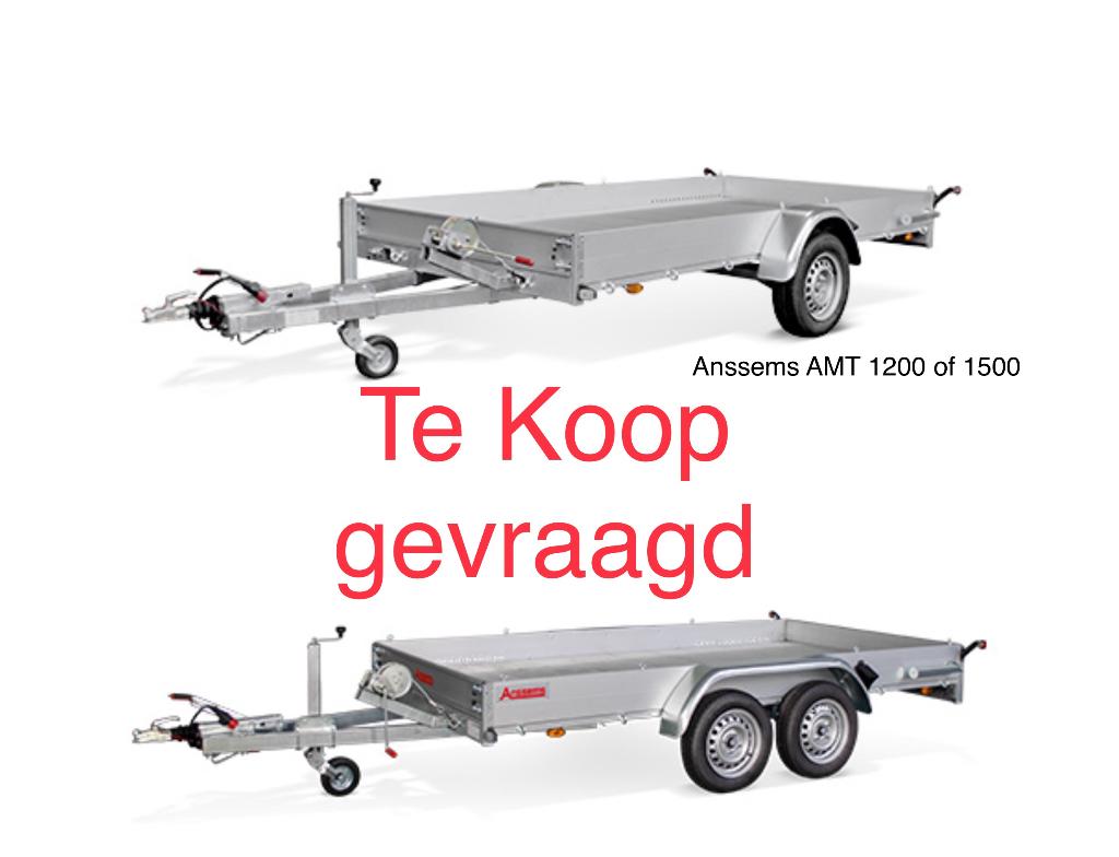 Gevraagd Anssems AMT 1200 of 1500, Ophalen, Zo goed als nieuw