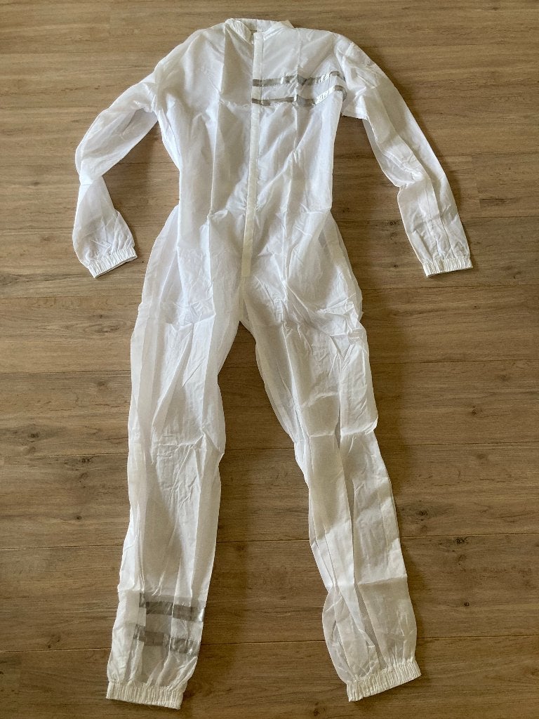 Nieuw: Wit nylon overall(s) diverse maten, Tuin en Terras, Ophalen of Verzenden, Nieuw, Dames, Overall
