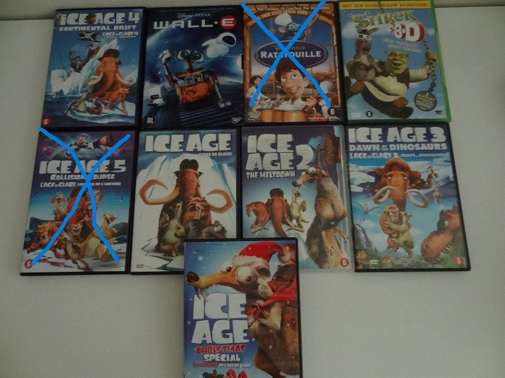 Diverse originele tekenfilms / animatiefilms, Ophalen, Animatie, Zo goed als nieuw, Alle leeftijden