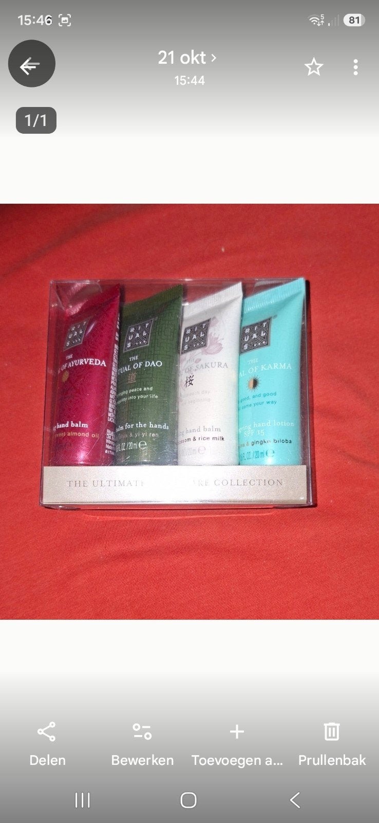 Rituals The Ultimate Hand Care Collection, Ophalen of Verzenden, Nieuw, Bodylotion, Crème of Olie