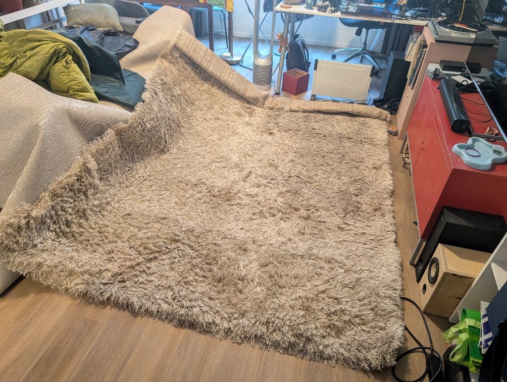 Beige/Creme tapijt 200 x 290, Huis en Inrichting, Stoffering | Tapijten en Kleden, Ophalen, Crème, Gebruikt, 200 cm of meer