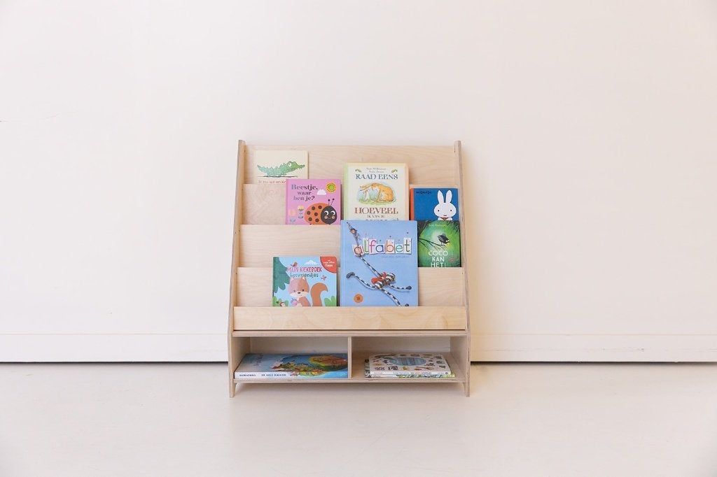 NIEUW Houten montessori boekenkast Jindl naturel, Ophalen, Jindl, Info@jindl.nl, Nieuw