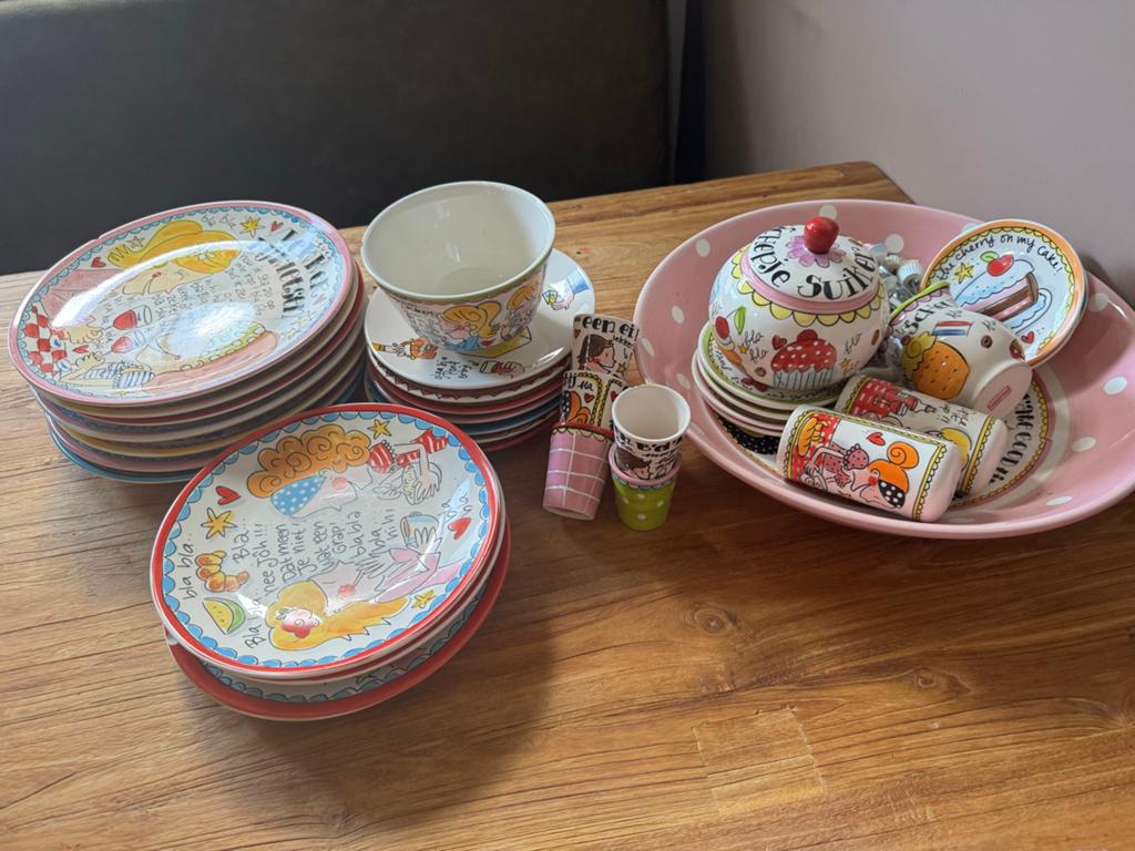 Blond Amsterdam Servies - Uitgebreide Set, Ophalen, Gebruikt, Aardewerk, Compleet servies