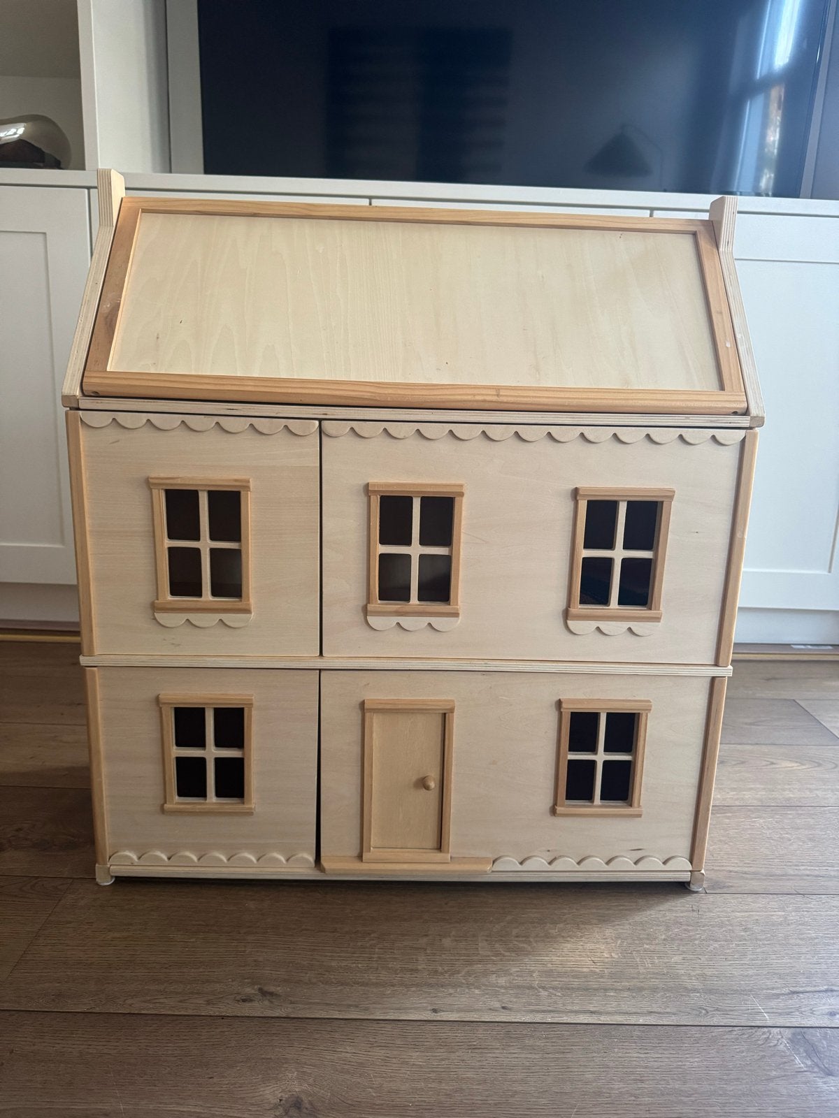Petite Amelie Houten Poppenhuis - Zo goed als nieuw, Kinderen en Baby's, Ophalen, Zo goed als nieuw, Poppenhuis