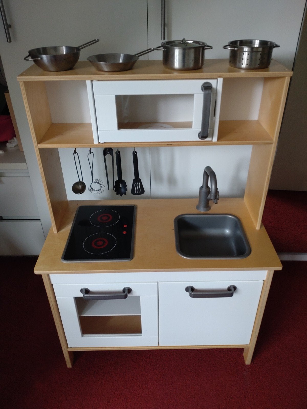 Ikea speelkeuken met accessoires, nette staat, Ophalen, Gebruikt, Hout, Speelkeuken
