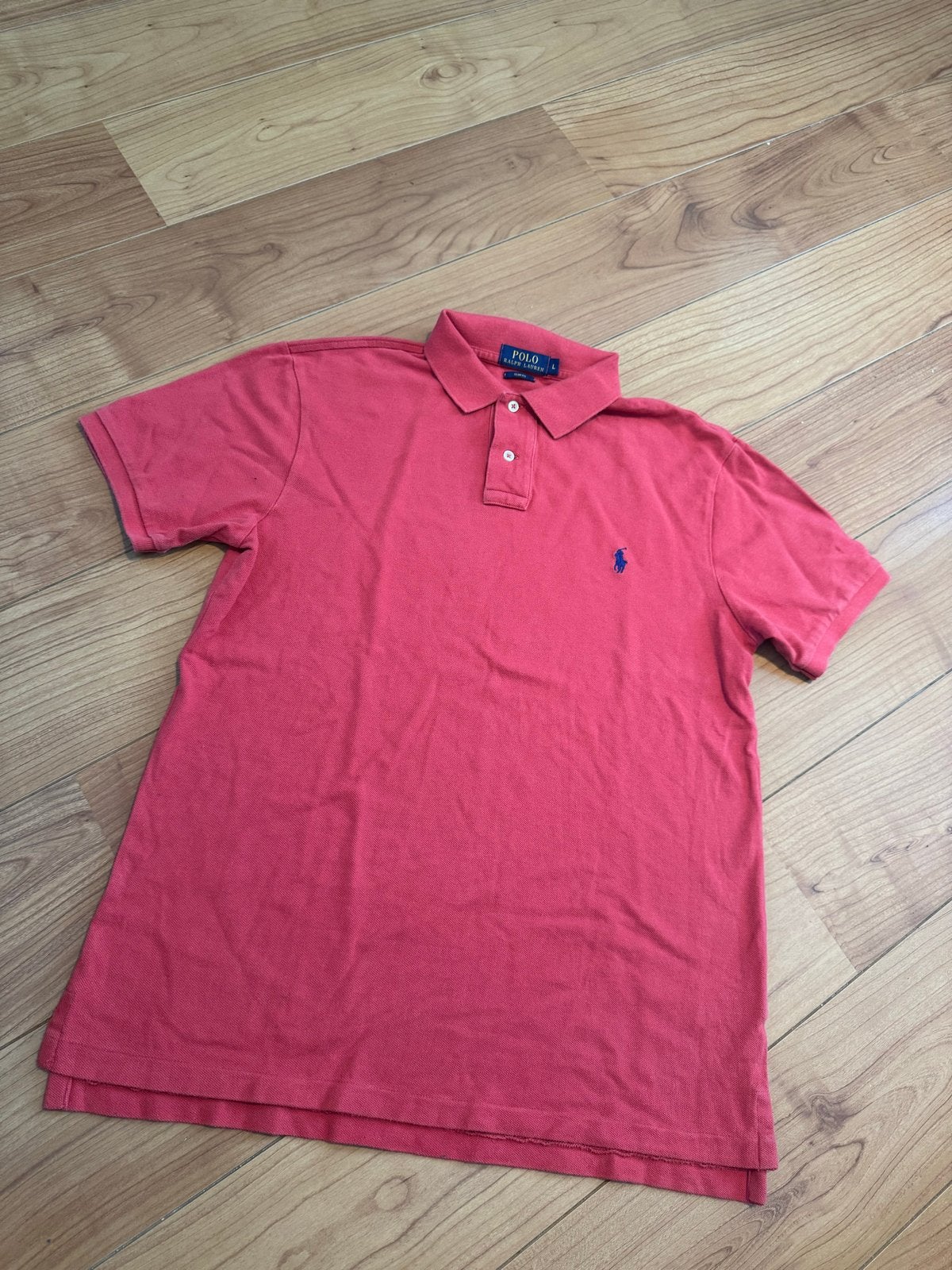 Ralph Lauren Polo Shirt Maat L, Ophalen of Verzenden, Gedragen, Maat 52/54 (L), Rood