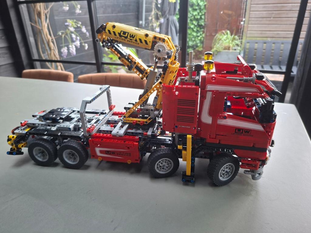Lego Technic Kraanwagen 8258 - Compleet met instructies, Lego, Compleet, Ophalen of Verzenden, Zo goed als nieuw