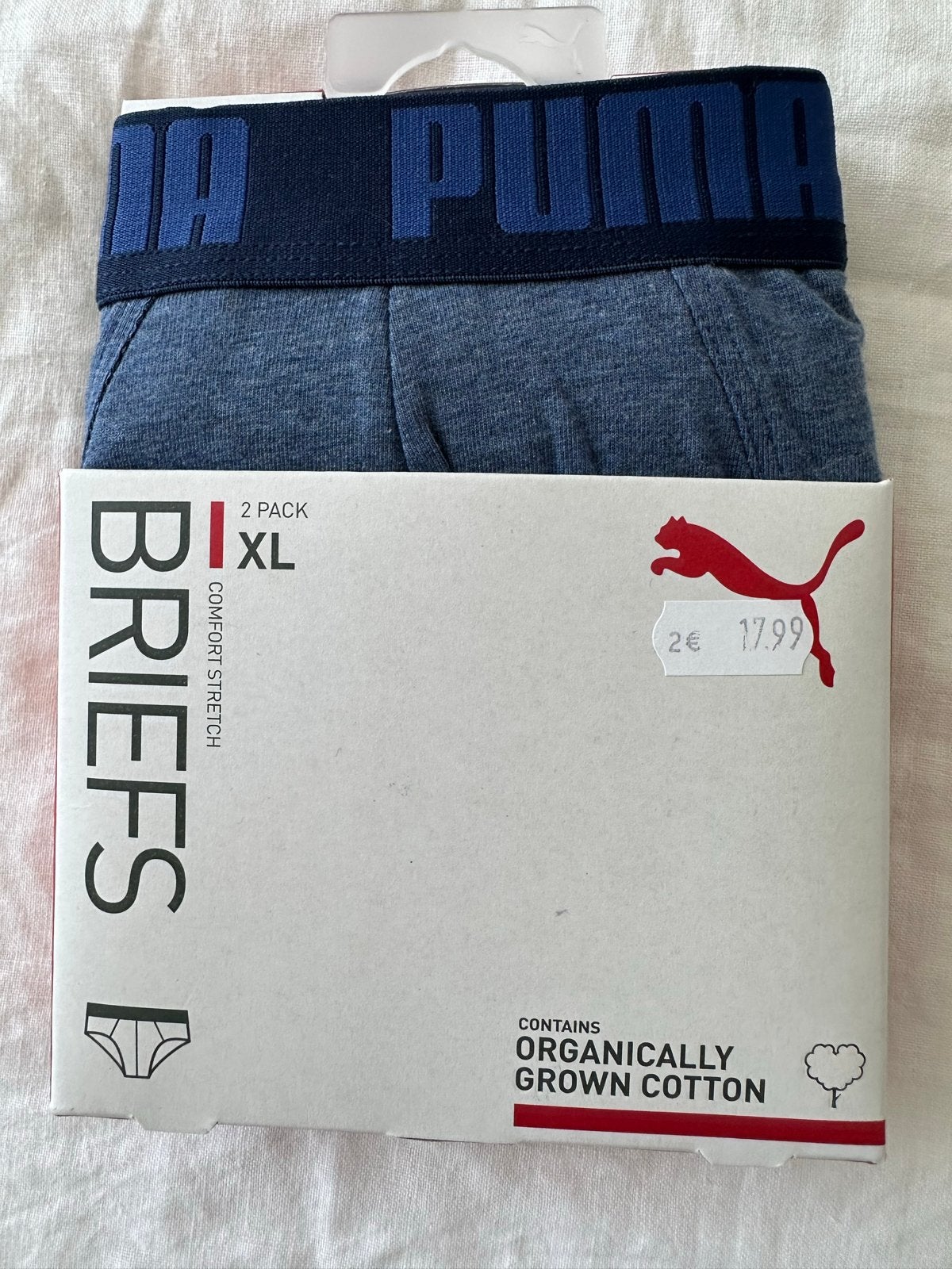Puma Boxershorts 2-pack XL - Nieuw, Ophalen of Verzenden, Blauw, Boxer