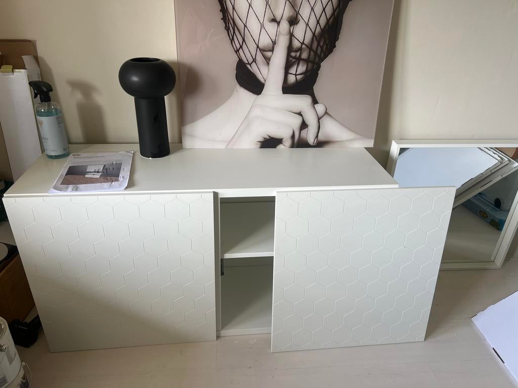 Besta basiselement 120x40x64 cm met vassviken deurtjes, Ophalen, Gebruikt