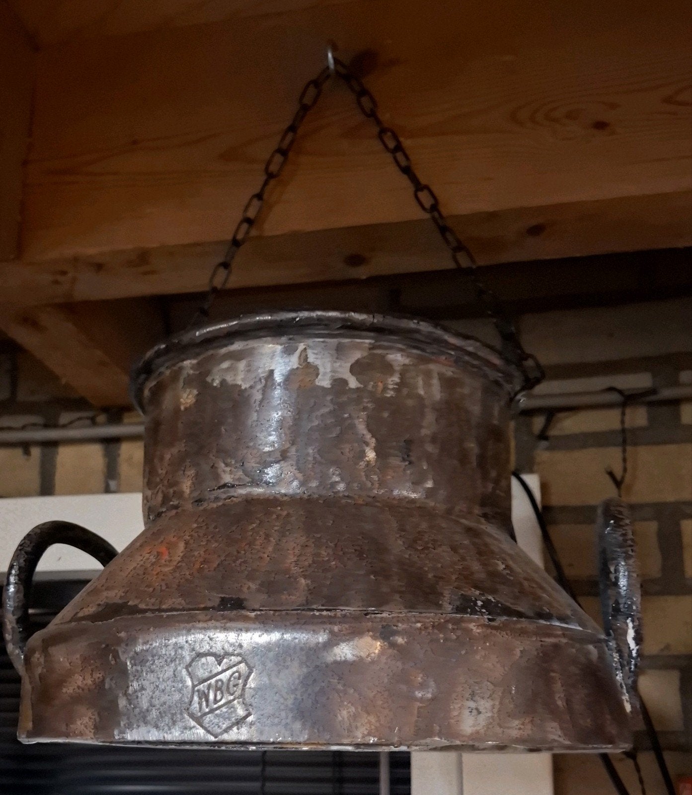 melkbus lampen voor mancave vitrage Retro landelijkestijl, Ophalen of Verzenden, Zo goed als nieuw, Lichtbak of (neon) lamp