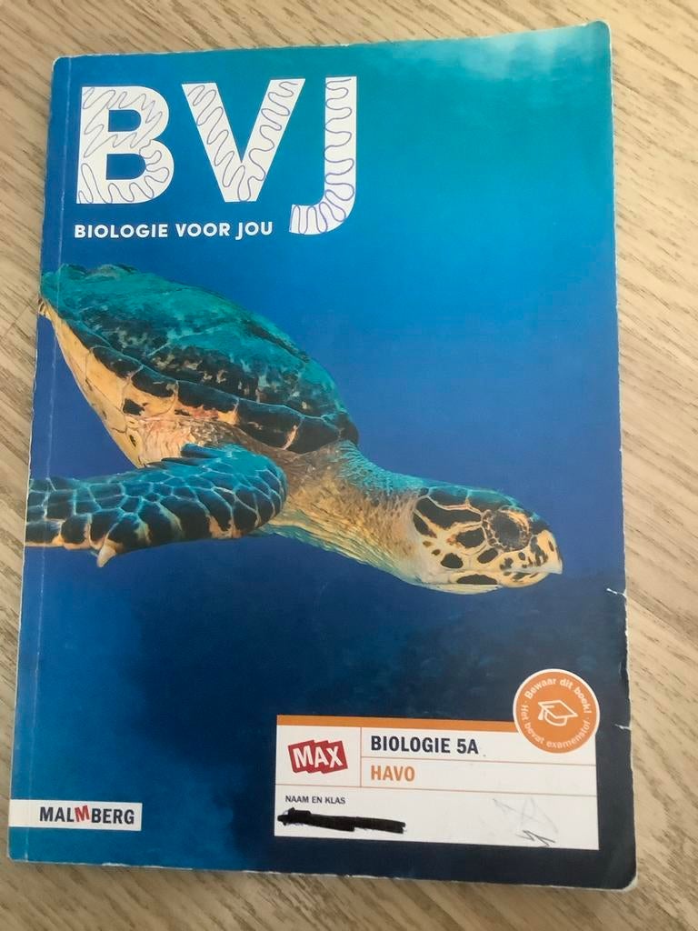 Biologie voor jou 5A HAVO, Ophalen of Verzenden, Beta, Gelezen, HBO