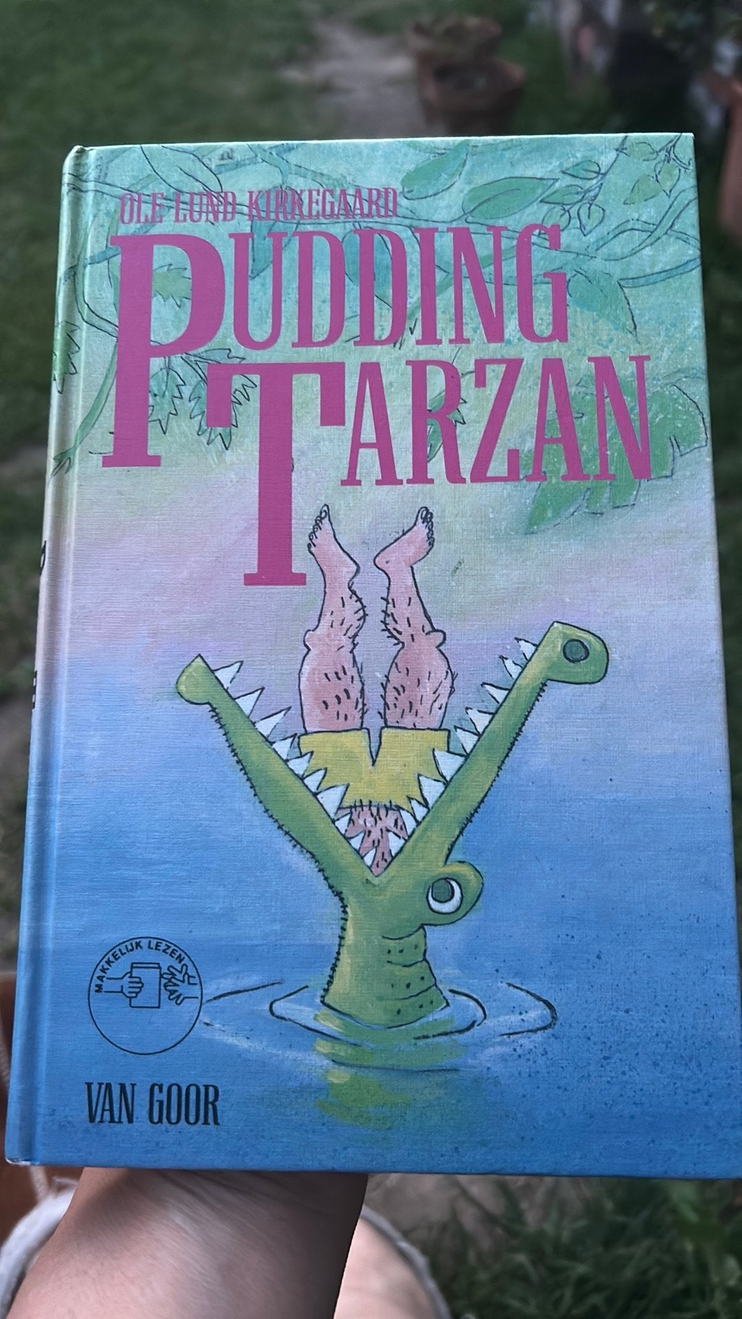Ole Lund Kirkegaard Pudding Tarzan vintage uitgave, Boeken, Kinderboeken | Jeugd | onder 10 jaar, Ophalen of Verzenden, Gelezen
