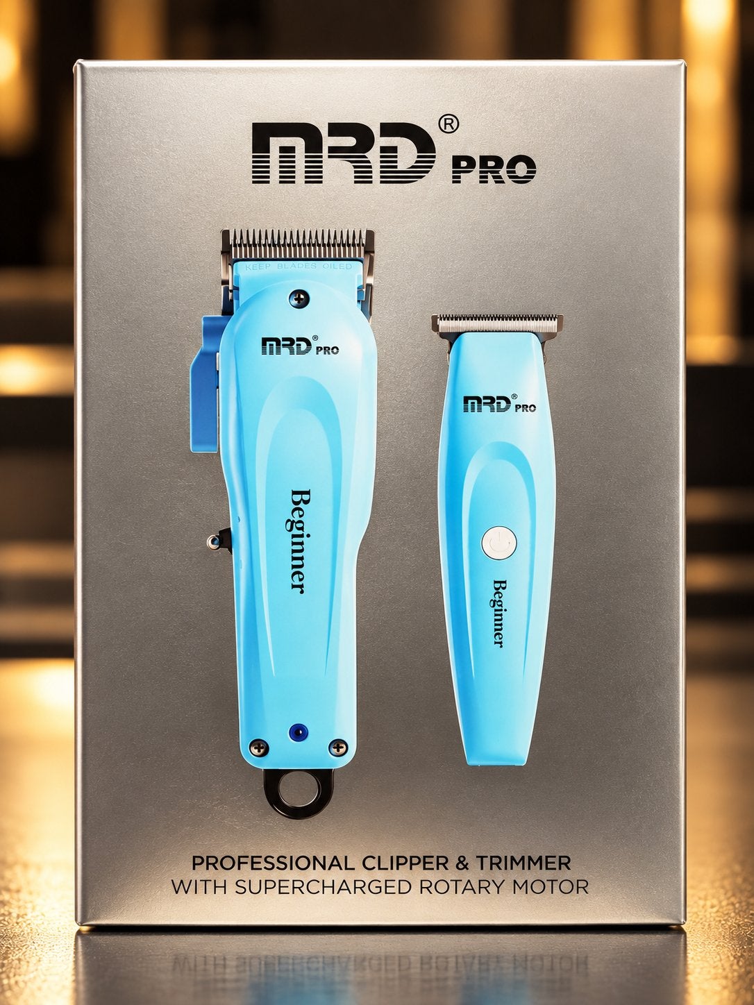 MRD PRO Professionele Tondeuse & Trimmer Set, Ophalen of Verzenden, Nieuw, Tondeuse