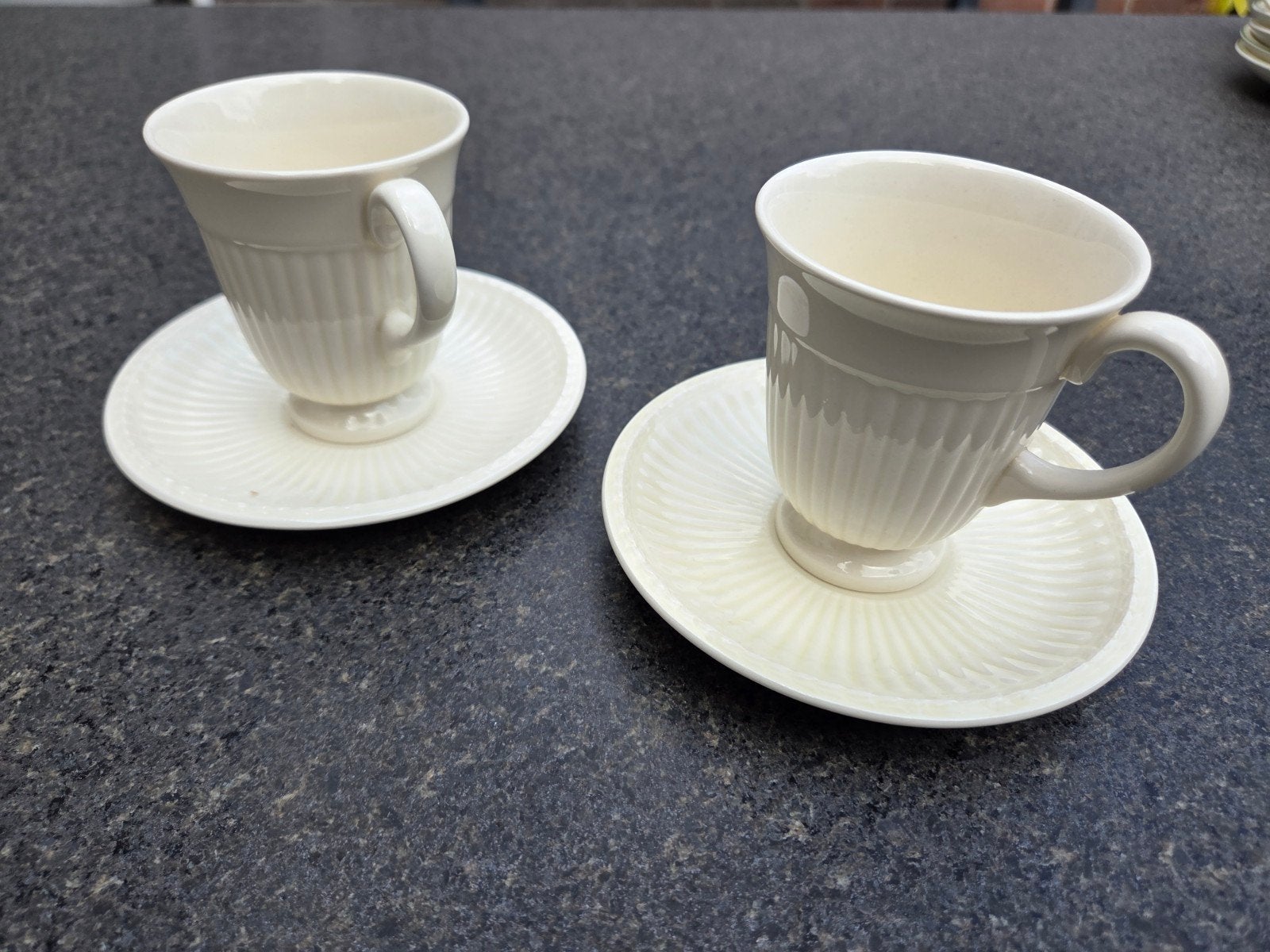 Set van 2 Wedgwood Edme theekop en schotel - Made in England, Ophalen of Verzenden