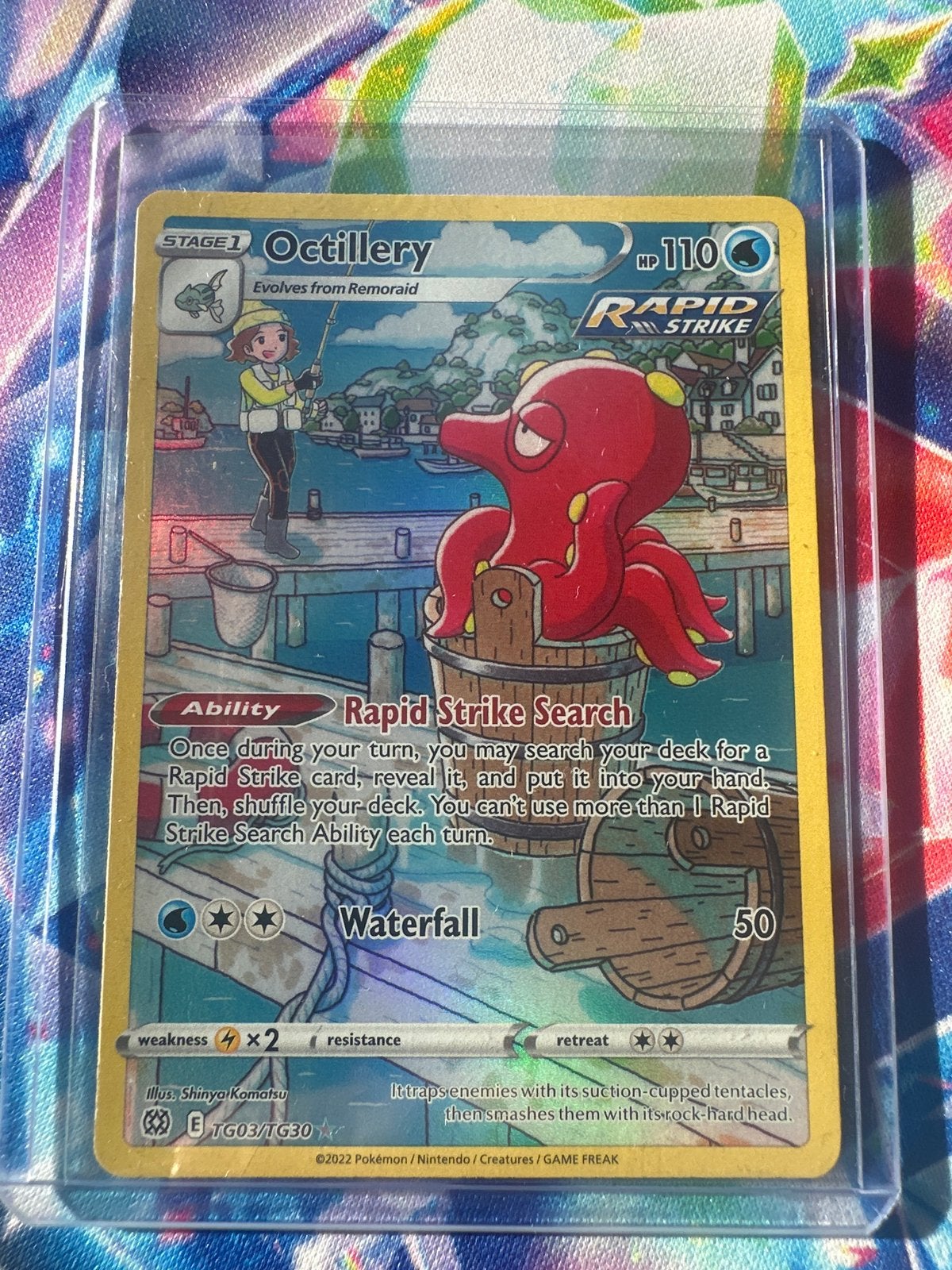 Octillery TG03/TG30 Brilliant Stars Trainer Gallery, Ophalen of Verzenden, Zo goed als nieuw, Losse kaart, Foil