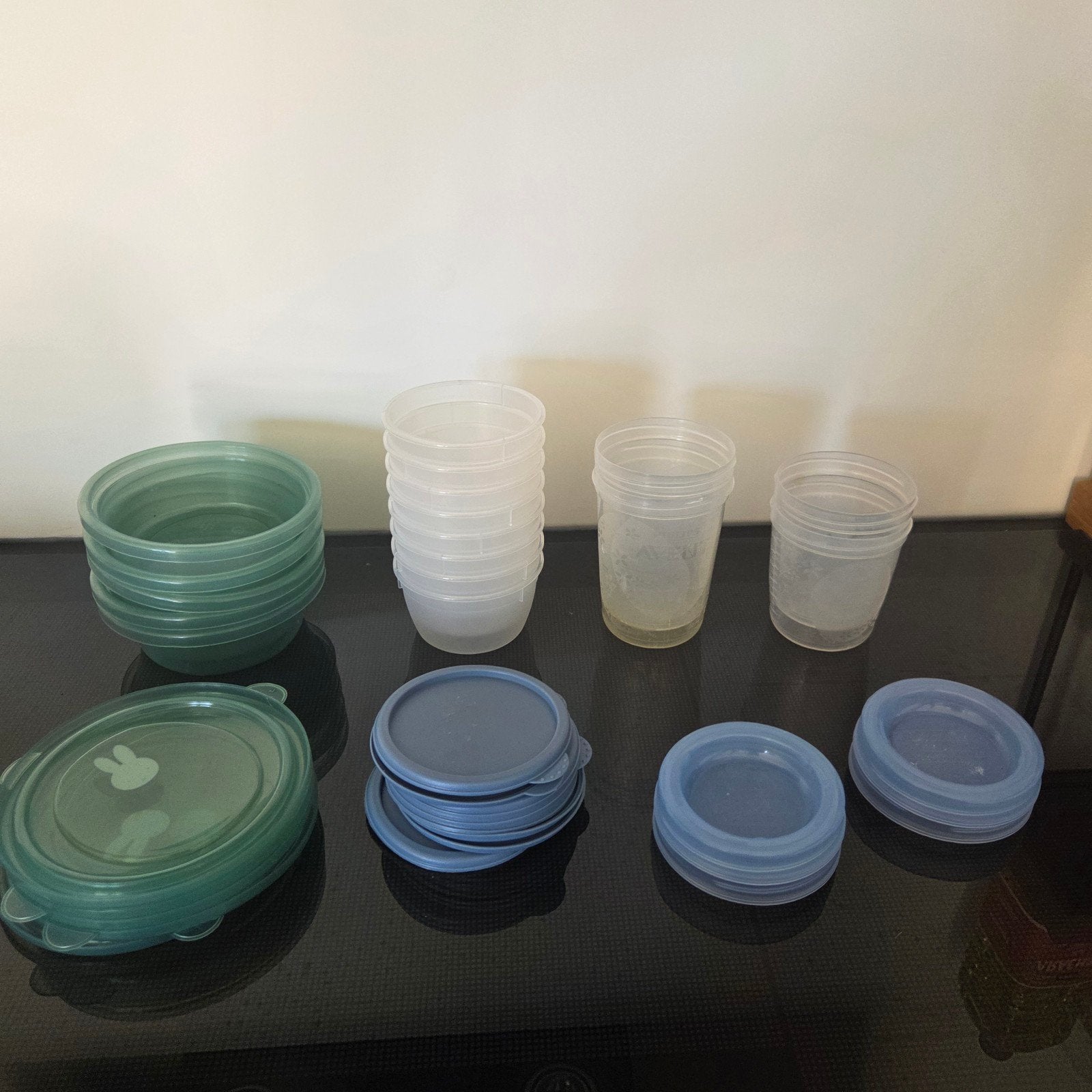 Diverse bewaarbakjes en potjes voor babyvoeding, Ophalen of Verzenden, Gebruikt