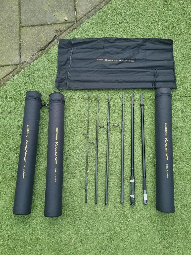 Shimano Vengeance travel karperhengels, Ophalen of Verzenden, Zo goed als nieuw, Werphengel