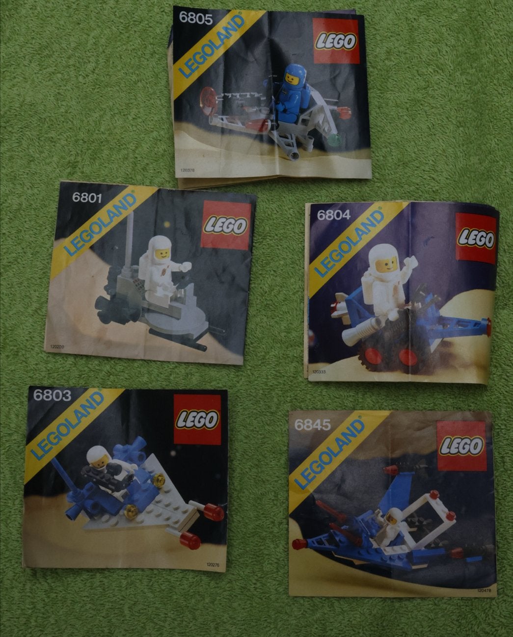 LEGO Legoland Classic Space sets met instructies, Gebruikt, Compleet, Lego, Ophalen of Verzenden